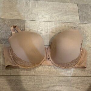 SPANX NUDE TAN BRA 42F